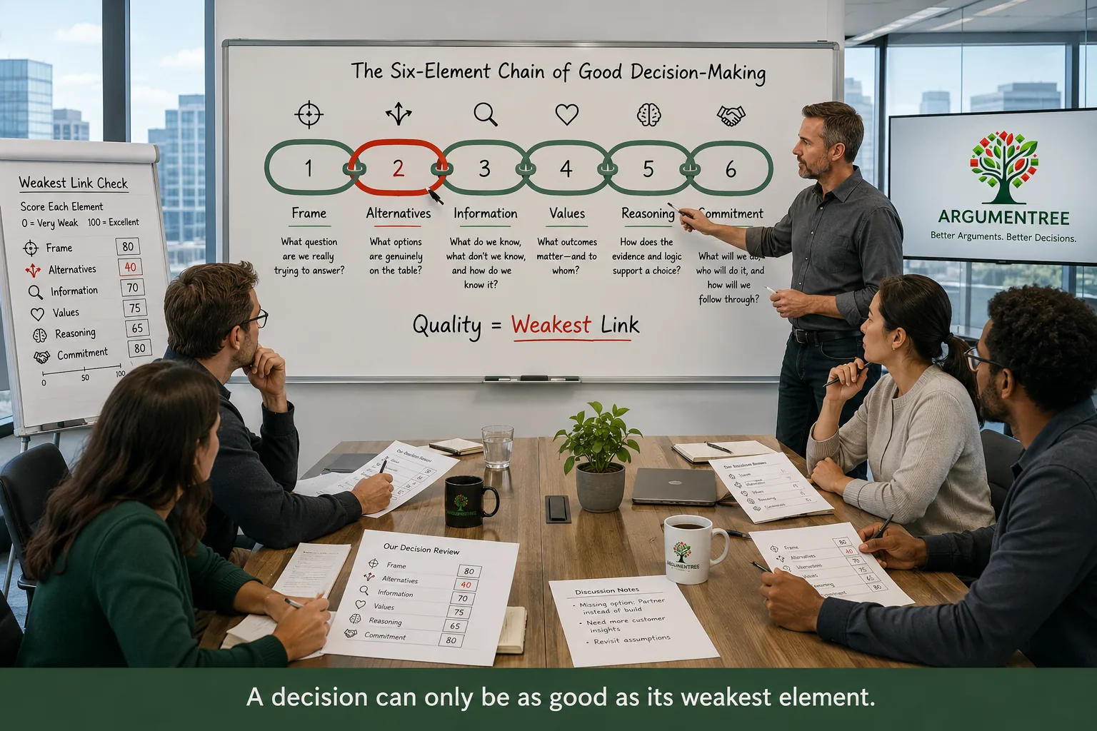 Decision Quality: The Six Elements of a Good Decision — Before You Know the Outcome